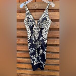 Julian Joyce by Mandalay side 6 beaded and embroidered dress